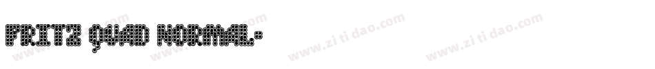 Fritz Quad Normal字体转换